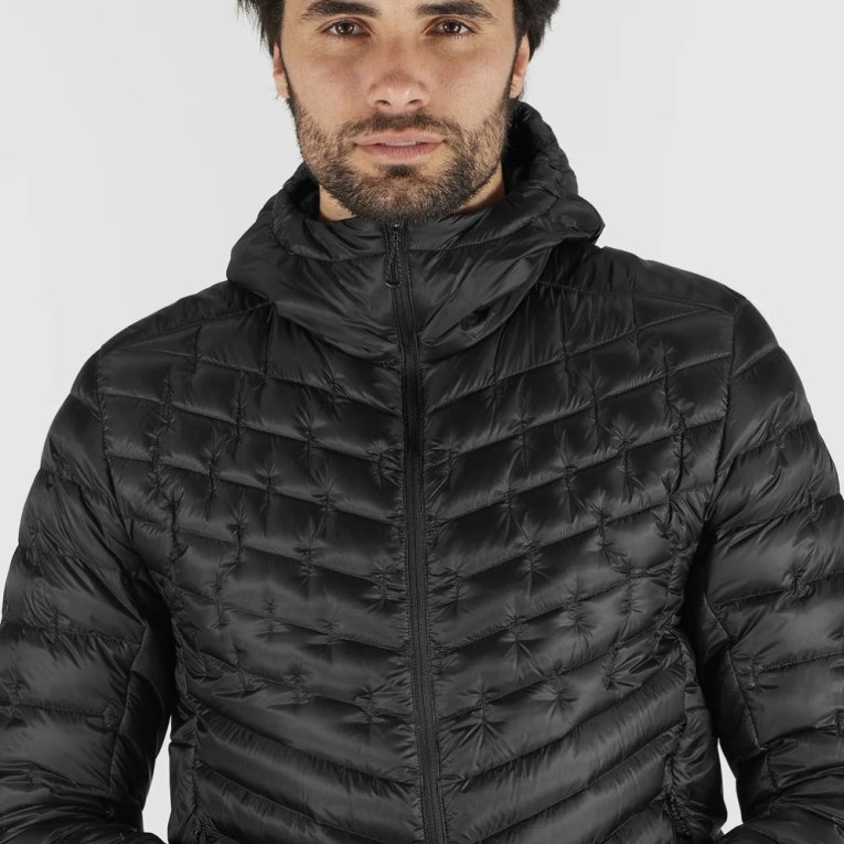 Salomon Outline Down Men's Insulated Jackets Black | CA 41Z36
